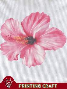 Rovax 女士印花圆领休闲短款常规背心 - 白色 - 查看 6