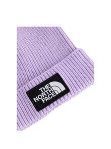 The North Face TNF Box-Logo Kids Knitted Beanie Hat Lite Lilac - Lilac - View 3