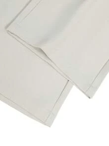 Claim Dot 男士时尚休闲衬衫和宽松长裤套装 - 淺灰色 - 查看 8