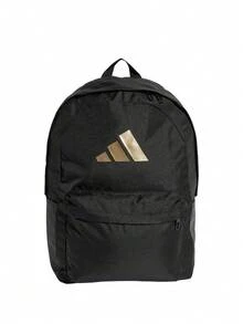 Adidas Classic 3 Bar Logo Women Backpack Black / Gold Metallic - Black / Gold Metallic - View 1