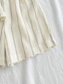 Vintaside Kids 2 pièces/set T-shirt à manches courtes et short imprimé pastèque mignon pour bébé garçon