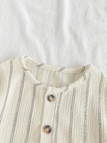 Vintaside Kids 2 pièces/set T-shirt à manches courtes et short imprimé pastèque mignon pour bébé garçon