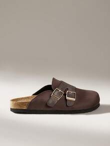 Solecia Boston Essential 女士平底舒适皮鞋 - 咖啡棕 - 查看 1