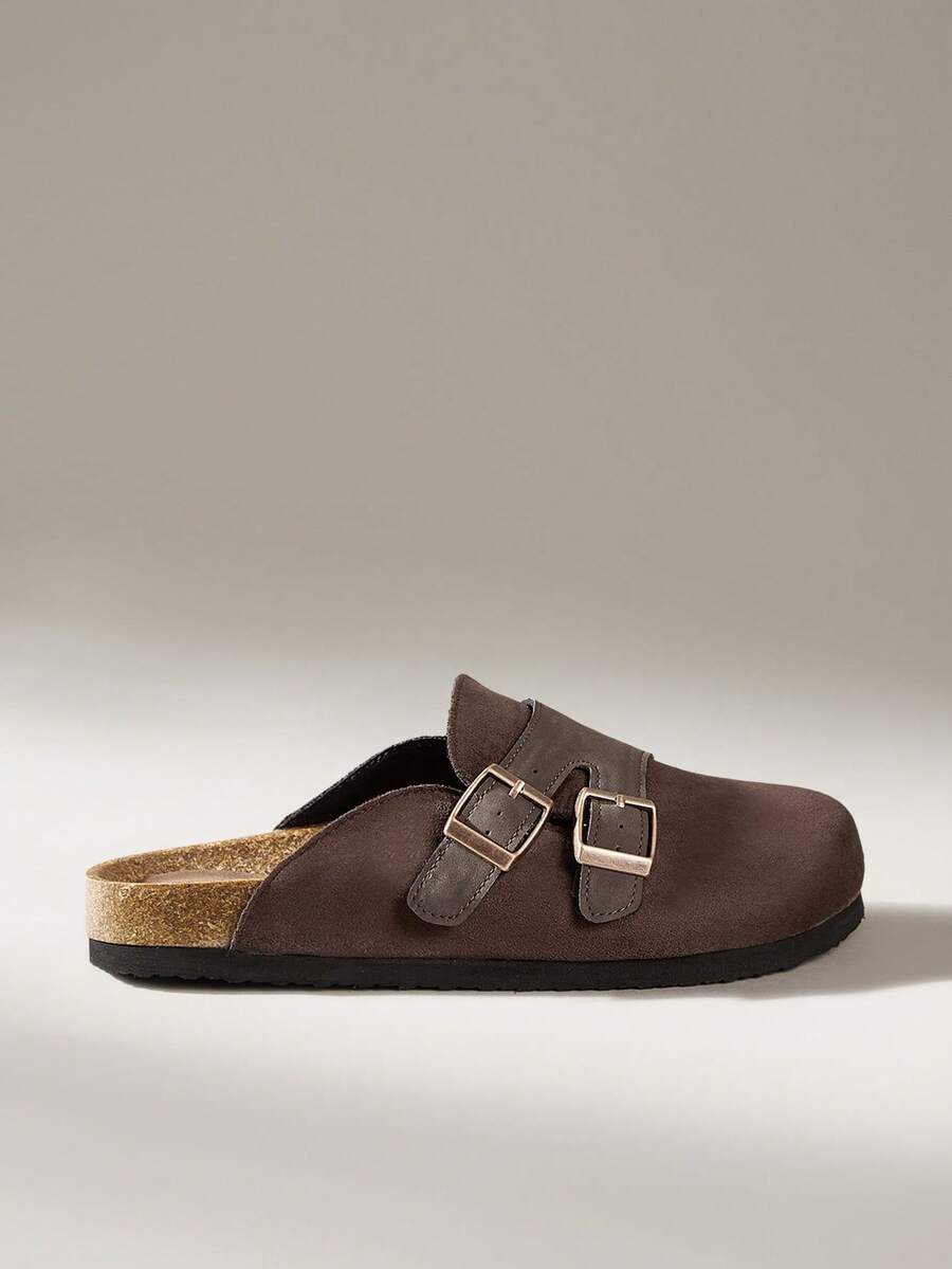 Solecia Boston Essential 女士平底舒适皮鞋 - 咖啡棕 - 查看 1