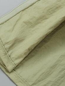 Jaket Lengan Pendek Kasual Musim Panas untuk Anak Laki-Laki, Dilengkapi Celana Pendek Longgar, Desain Praktis dengan Saku, Potongan Longgar Cocok untuk Pemakaian Sehari-hari, Sekolah, dan Aktivitas Luar Ruangan - Hijau - View 6