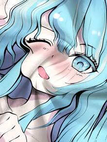 ROMWE Anime Spring Summer Y2K Vintage Graphic Tight Fitted Cropped Camisole Top - Blue - View 4