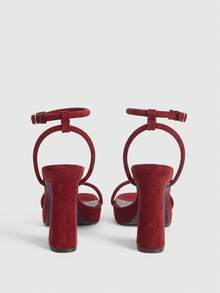 CUCCOO LuxiPop Sandalias de tacón elegantes y minimalistas para uso diario