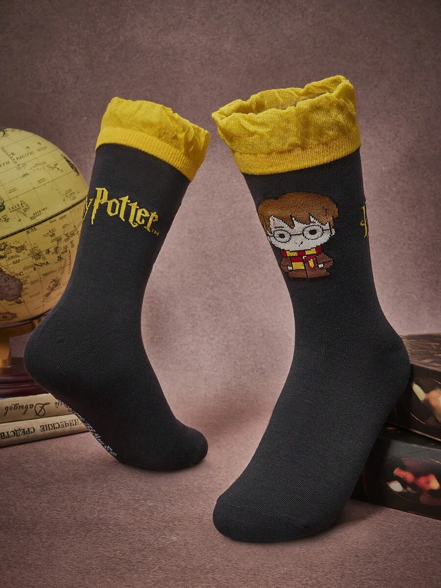 HARRY POTTER X SHEIN 女士船袜
