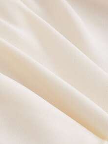 SHEIN MOD Women's Creamy Apricot Summer Skirt With High-Low Hem ,Drawstring Ruffled Layered,Party Skirt,Boho Skirt,Lunch Skirt