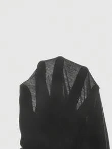 ROMWE Áo thun tay ngắn khoét eo hở lưng cỡ lớn cho nữ, mùa xuân - màu đen - Xem 6