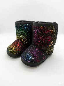 BOTAS PARA BB FORRO TERMICO ARCOIRIS LUMINOSO, LIGERAS FLEXIBLES Y COMODAS - Black - View 4
