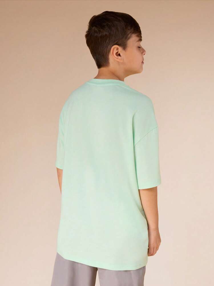 Oversized Tee With Number Print