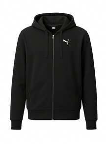 Puma Women's Full-Zip Hoodie Black - Black - View 1