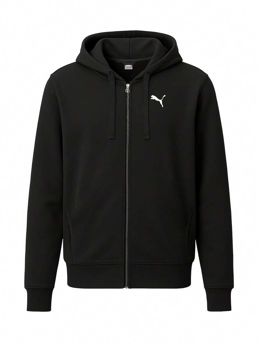Puma Women's Full-Zip Hoodie Black - Black - View 1
