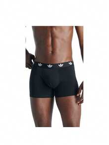 Adidas 3 Pack Men's Sports Underwear - Black - View 2