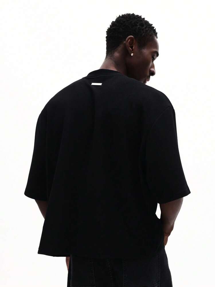 Berlin Print Crew Neck Oversized Tee