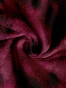 Aloruh Đầm ngắn nữ kiểu dáng thanh lịch, thường ngày màu đỏ nam việt quất, họa tiết nhuộm tie-dye trừu tượng, hở lưng, buộc dây cổ, thích hợp mặc hàng ngày. - Nhiều màu - Xem 8