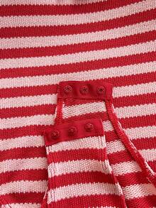 Soleia 新款蝴蝶结领带休闲优雅撞色连体衣 - 彩色 - 查看 5