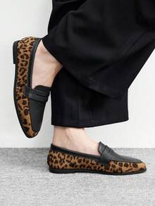 CUCCOO BIZCHIC 女士休闲简约平底鞋，适合办公和通勤穿着 - 棕色 - 查看 3