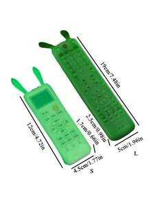 Silicone Remote Control Cover With Cute Rabbit Ears - Suitable For TV, Air Conditioner And Other Electronics, Batteries Not Required - Multicolor - View 4