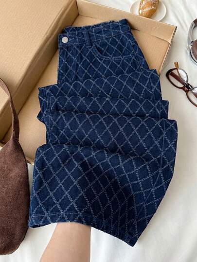 Comfortcana Women's Casual Everyday Textured Slant Pocket Flare Jeans