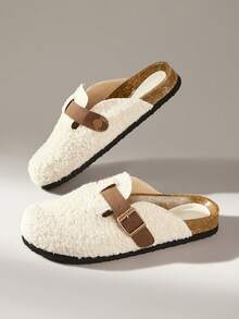 Solecia Boston Essential Clogs - Women's Flat Comfort Leather Footbed - Apricot - View 6