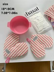 Joivida 1PC Heart Shape Thick Hanging Absorbent Towel Pot Handle Hot Pad Heat Insulating Placemat Coaster Kitchen Gift