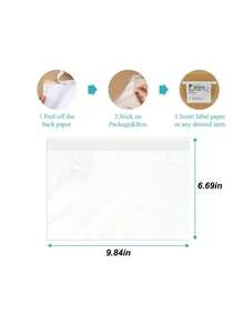 Shipping Label Sleeves 6.69*9.84in(17*25cm)- Strong Adhesive Back For Secure Package Labeling, Protects Documents With Packing Slip Pouches -Packing Sleeves For Mailing And Packaging - 17*25cm - View 4