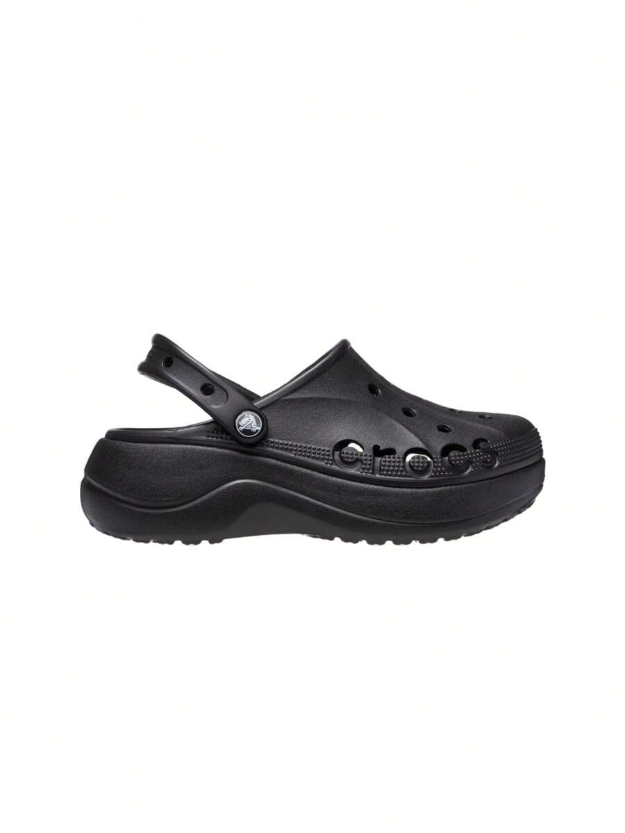 Crocs Baya Platform Women's Clog Black CR208186 - Black - View 1