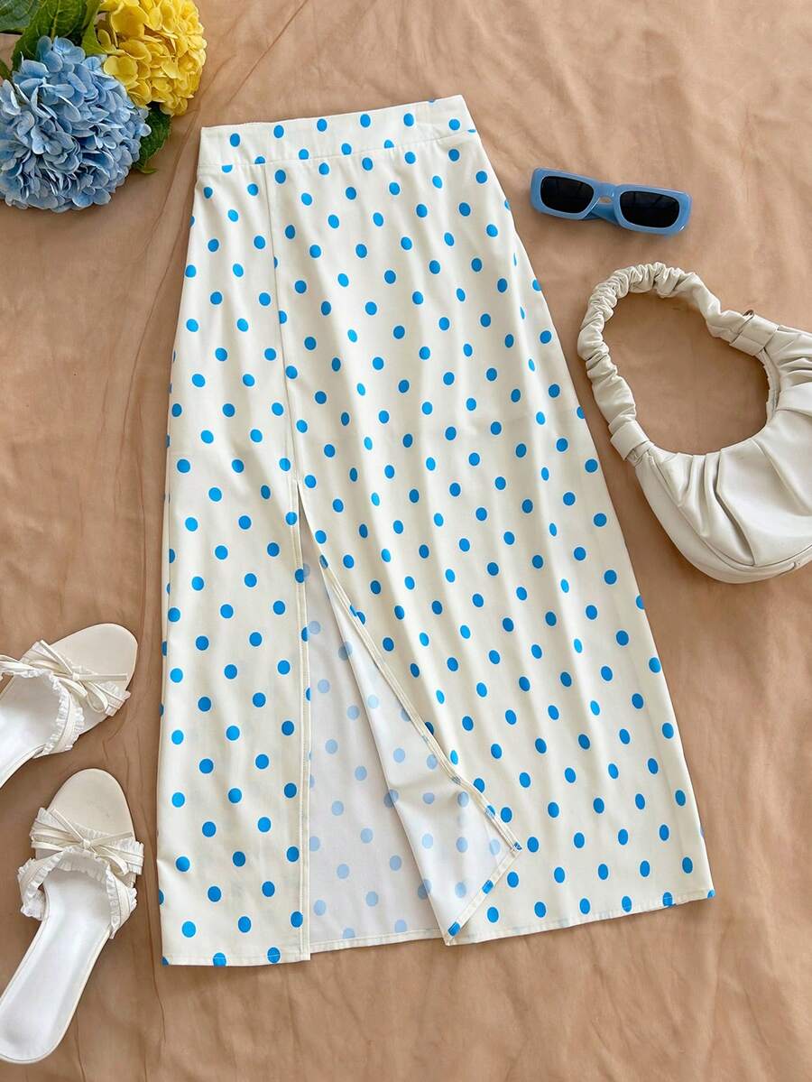 Soleia Váy chữ A xẻ cao, kiểu dáng thanh lịch, phong cách bohemian nhiệt đới, thích hợp cho kỳ nghỉ xuân/hè, đám cưới, lễ tốt nghiệp, tiệc brunch, phù hợp cho ngày lễ Thánh Patrick, kỳ nghỉ xuân, lễ Phục sinh, lễ hội âm nhạc. - Nhiều màu - Xem 1