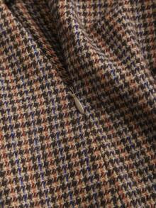 Sweetra Chân váy mini xếp ly xẻ tà kiểu Anh thanh lịch, màu nâu cà phê, xanh dương, đỏ kẻ caro, phong cách Y2K, phù hợp cho đi làm hàng ngày, đi chơi và các dịp khác. - Nhiều màu - Xem 5