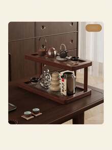 1 Kệ có chân đế chống trượt, tiết kiệm không gian, đa chức năng, dùng để đựng mỹ phẩm, gia vị, lọ, giỏ, trang trí mặt bàn bếp, hoàn thiện tự nhiên, giúp sắp xếp đồ đạc trong nhà. - Quả óc chó - Xem 7