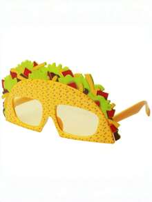 Joivida Sandwich Toy Glasses New Creative Party Photo Props Festival Dance Costume Glasses Funny Novelty Dress Up Accessories For Halloween Christmas Birthday Carnival Cosplay Selfie Photo Booth Props Party Supplies Eye Wear Adults Kids Festive Celebrations Cute Funky Party Favors Unique Photo Shooting Props Holiday Decorations - Multicolor - View 8