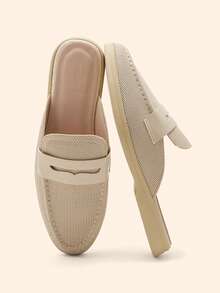 CUCCOO BASICS 女士休闲百搭平底鞋 - 杏色 - 查看 5