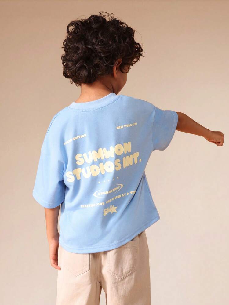 Oversized T-Shirt With Back Print Design