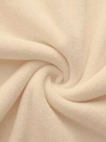 Franclia 新款加厚百搭圆领长袖女式T恤，冬季款 - 杏色 - 查看 5