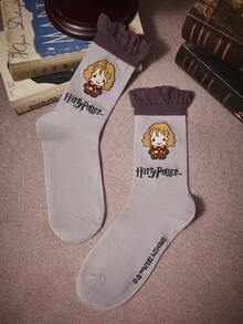 HARRY POTTER X SHEIN 女士船袜 - 彩色 - 查看 3