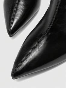 CUCCOO BIZCHIC Women's Fashionable Burgundy High Heel Boots Valentine's Day - Quiet Night - View 7