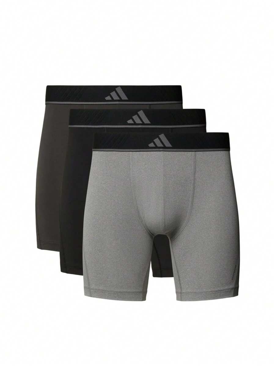 Adidas Men's Trunks Quick-Dry Breathable Skin-Friendly Training Daily Outdoor 4AM015-907 - Grey - View 1