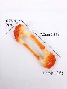 Joivida 逼真鸡翅骨包包挂饰 - 酷炫有趣的钥匙扣，可挂在背包、钱包上，也可作装饰品，是送给青少年朋友的好礼物