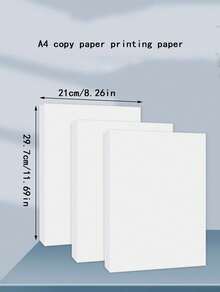 100/200 Sheets A4 Photocopy Paper, 70g White Laser Copy Paper, Office Supplies Printer Paper,School Supplies,Back To School - White - View 4