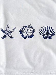 Tween Girl Round Neck Sleeveless Wide Strap Hollow Casual Summer Tank Top - Multicolor - View 5