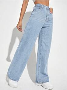 Women Jeans - Light Wash - View 4