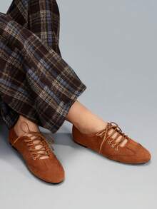 CUCCOO GRLICON Women's Pointed Toe Casual Fashion Versatile Shoes - Brown - View 4