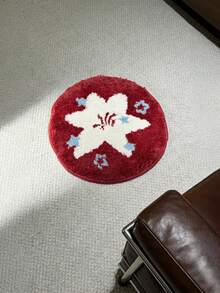 Joivida 奢华花卉图案坐垫 - 多功能加厚防滑垫，优雅实用，家居/办公礼品 - 彩色 - 查看 6