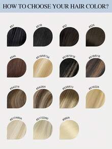 9AM Hair 20片装直发接发片，100%真人发，14-24英寸，50克/包，沙龙级自然高品质真发，丝滑无痕，PU胶带粘贴，适合冬季、圣诞节、万圣节、秋季等场合，女士适用。 - S1B/6/1B - 查看 10