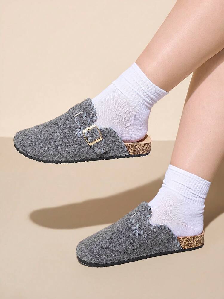 CUCCOO CURVES Women's Casual Versatile Commute Slip-On Wide Fit Flats