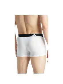 Adidas 3 Pack Men's Sports Underwear - White - View 3