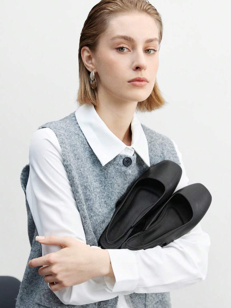 CUCCOO BIZCHIC Women's Casual Versatile Commuting Minimalist Flats Valentine's Day