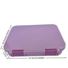 1 Set Tritan Material 1000ml Bento Box, Leak Proof, Beautiful, Suitable For Microwave/Dishwasher, Essential For Returning To School - Multicolor - View 3